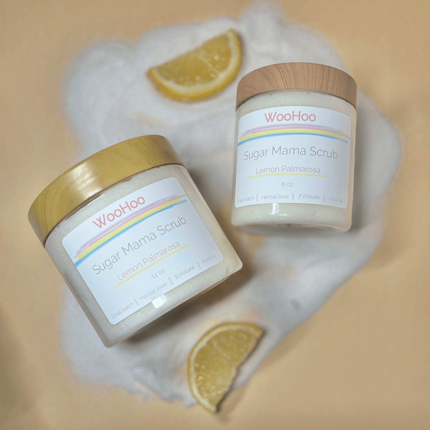 Lemon Palmarosa Sugar Mama Scrub