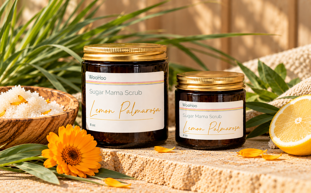 Lemon Palmarosa Sugar Mama Scrub